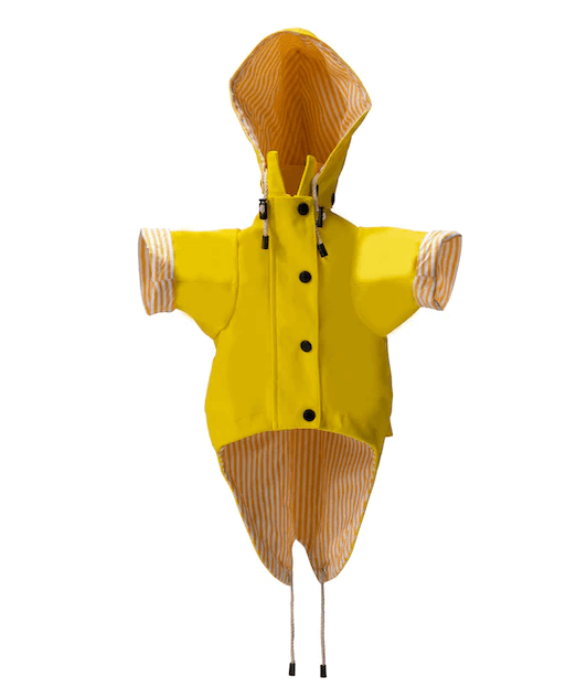 Sloane Waterproof Dog Rain Jacket (Lemon) – by The Paw Co.-2
