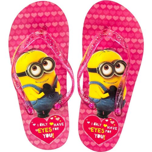 Girls Licenced Minions Flip Flops-2