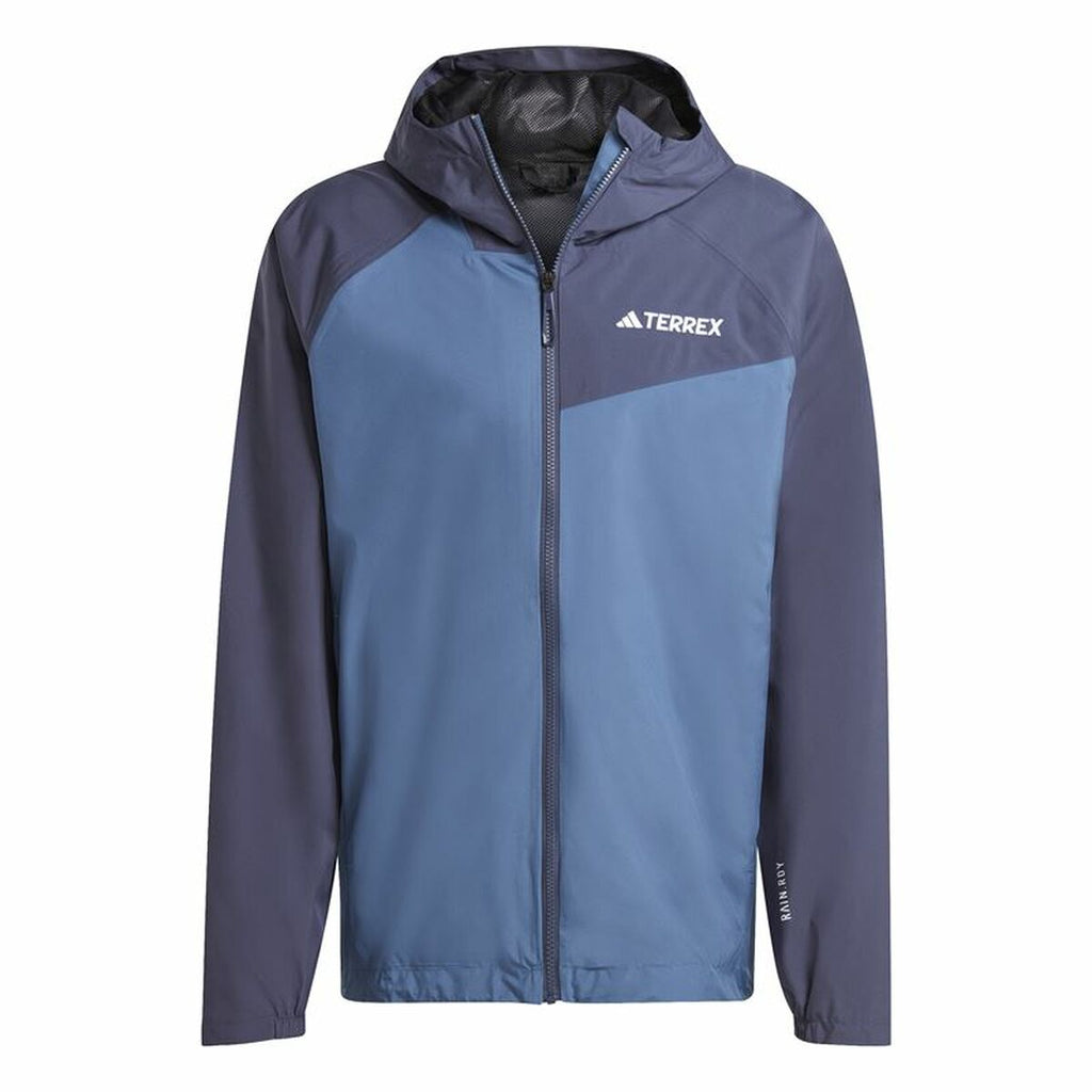 Men's Sports Jacket Adidas Multi 2L Rain Blue-0