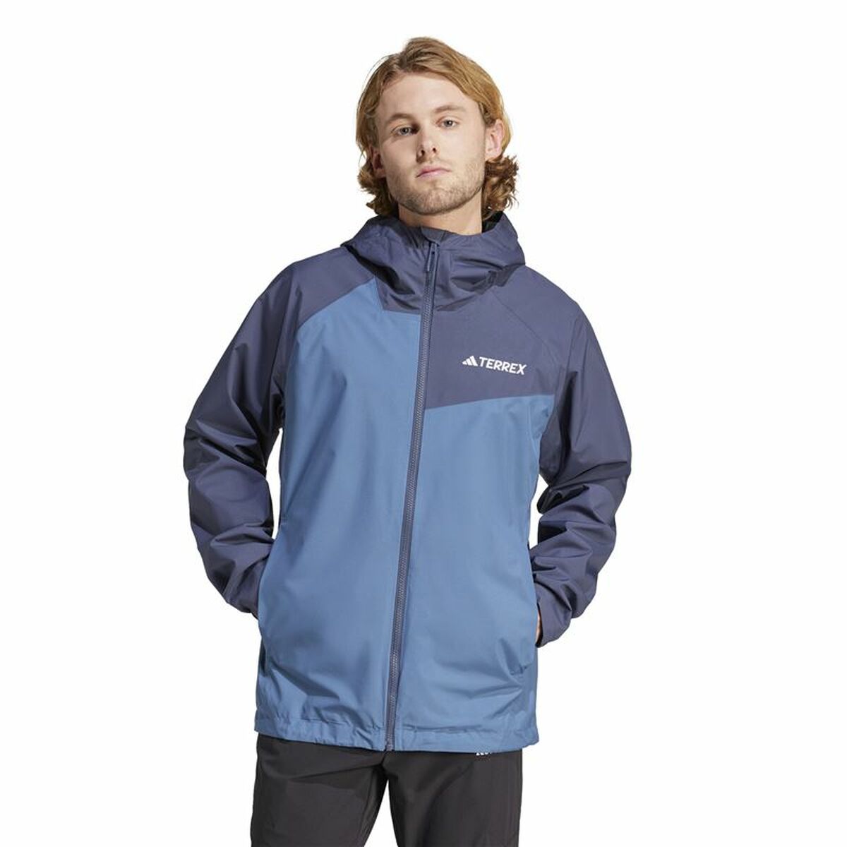 Men's Sports Jacket Adidas Multi 2L Rain Blue-4