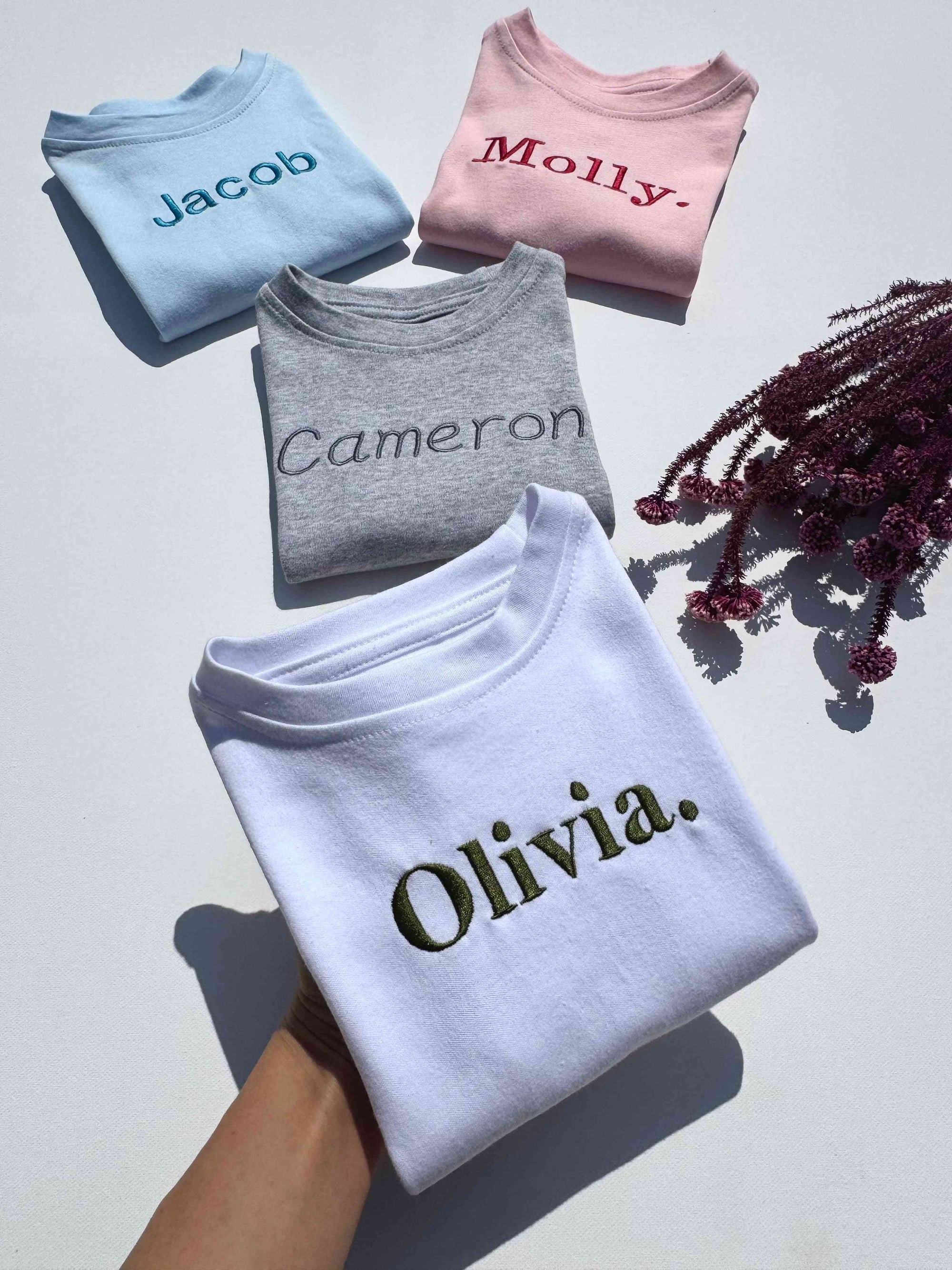 Ballet Pink Premium Crewneck Personalised T-shirt-3